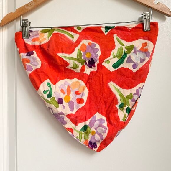 Rays for Days Ivy Top Medium Tropical Hawaii Spring Summer Floral Maximalist - Picture 3 of 6